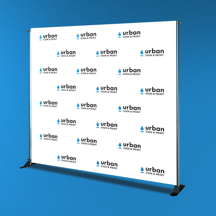 Step and Repeat Banner Installation