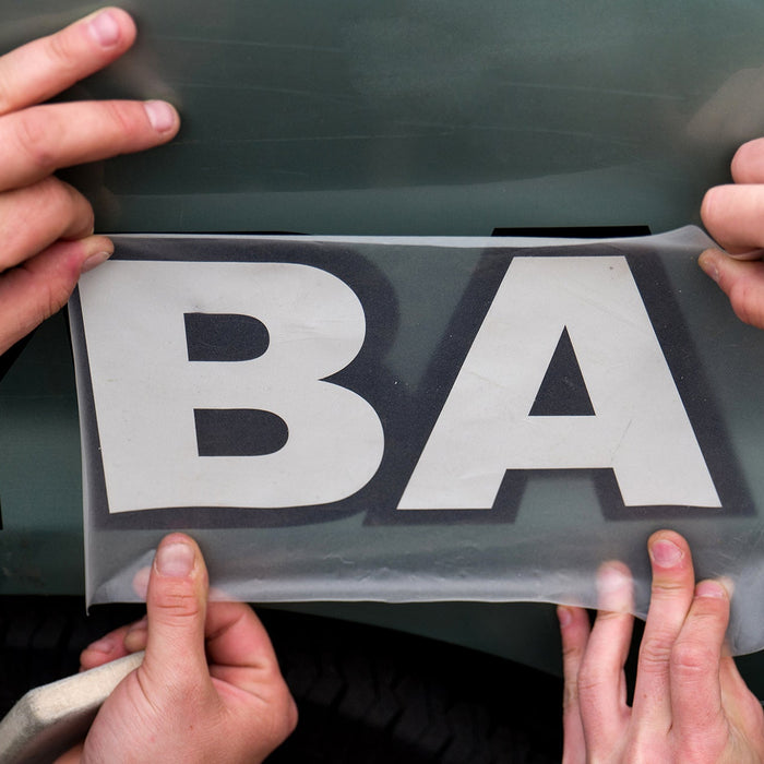 How to apply vinyl decal?