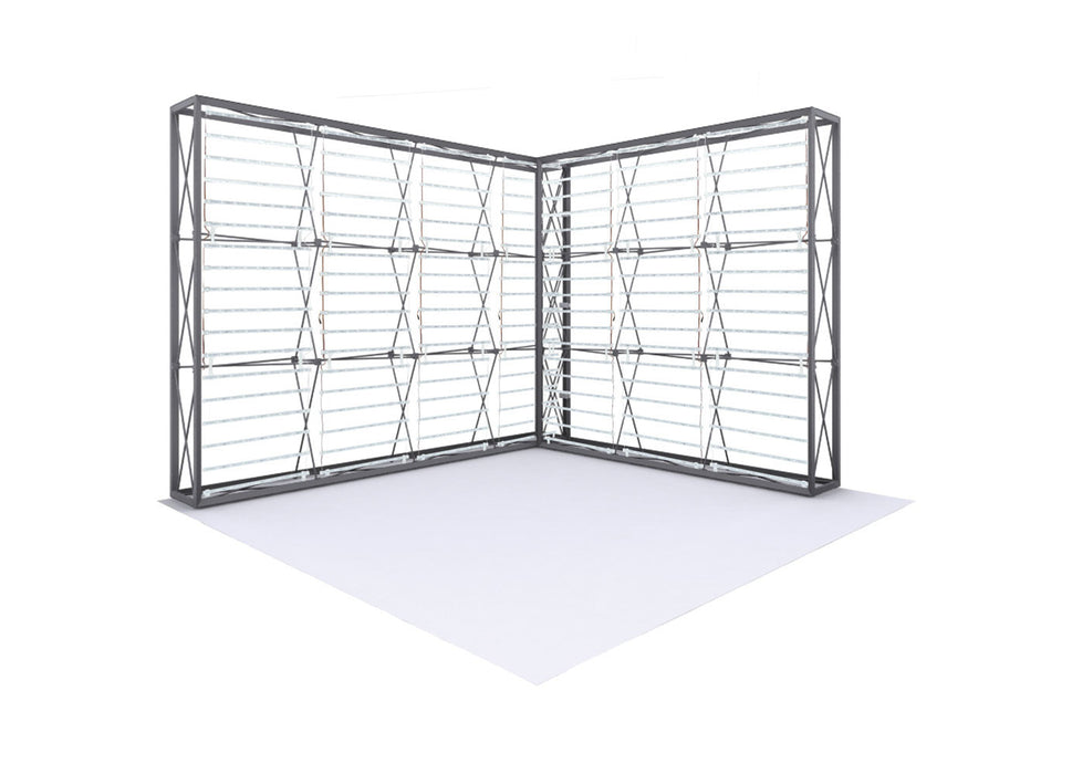 10ft Lumiere Light Wall® Configuration B - Urban Sign and Print