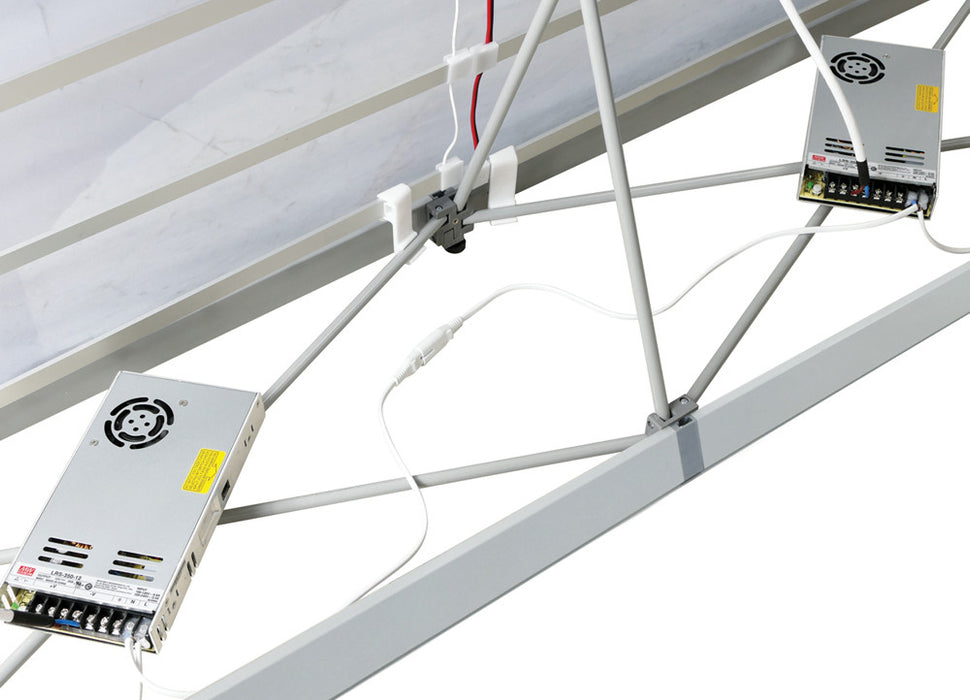 10ft Lumiere Light Wall® Configuration B - Urban Sign and Print