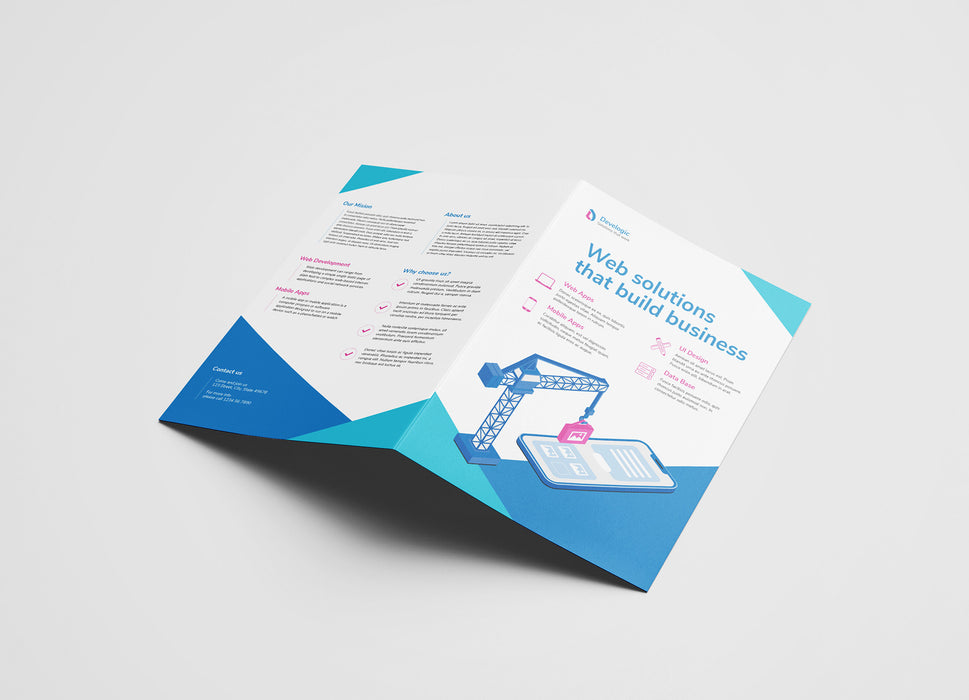 Buy Matte Brochures, Single Sided