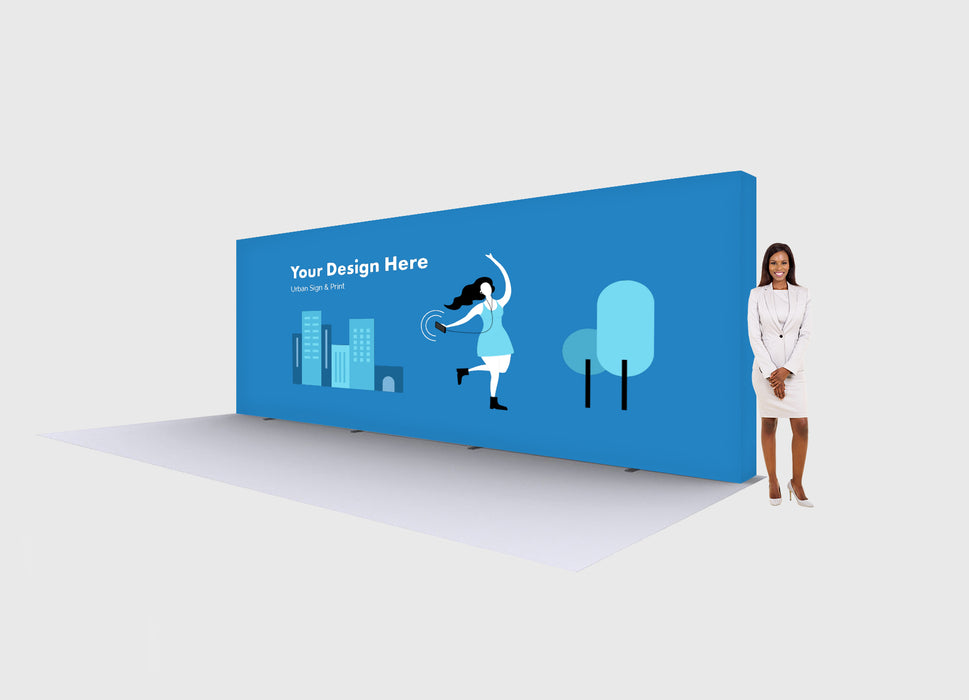 San Diego 10ft Lumière Light Wall® Configuration D - Urban Sign and Print