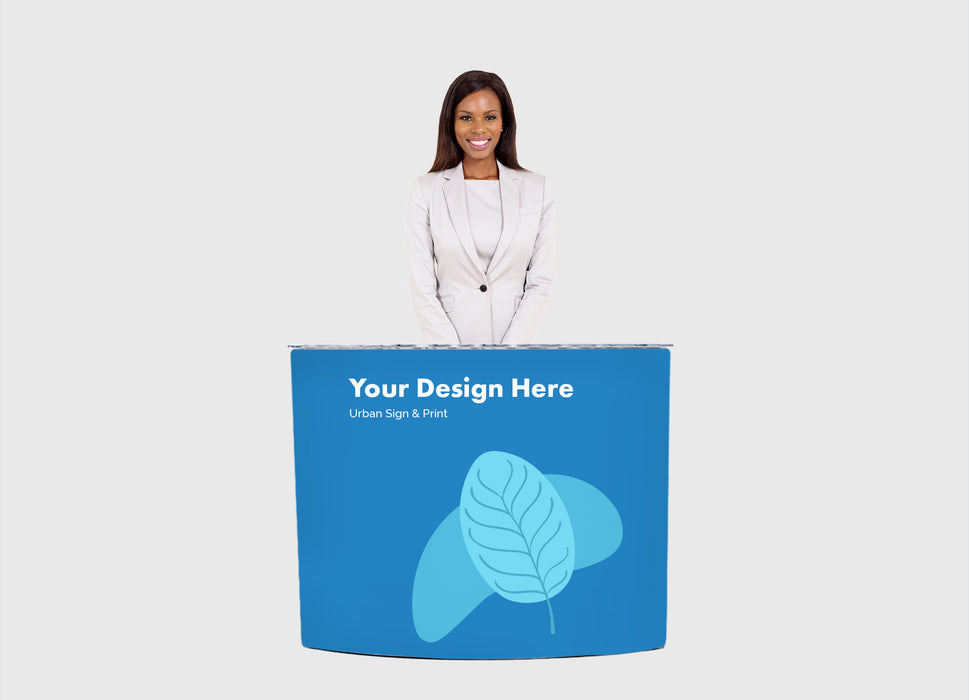 EZ Fabric Counter, Curved Single - Urban Sign and Print
