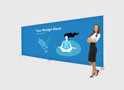 San Diego 20ft EZ Tube Straight Display - Urban Sign and Print