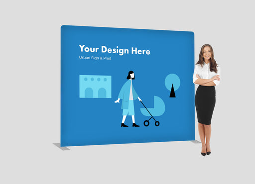 8ft EZ Tube Straight Display - Urban Sign and Print