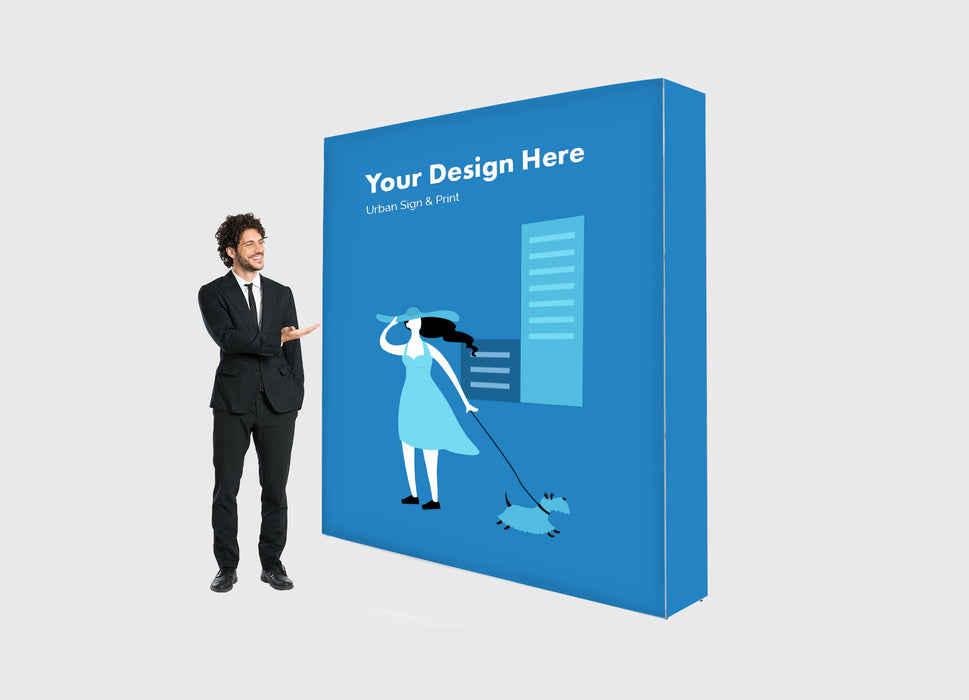 San Diego 7.5ft x 7.5ft Lumiere Light Wall® - Urban Sign and Print