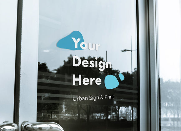 San Diego window lettering - Urban Sign and Print
