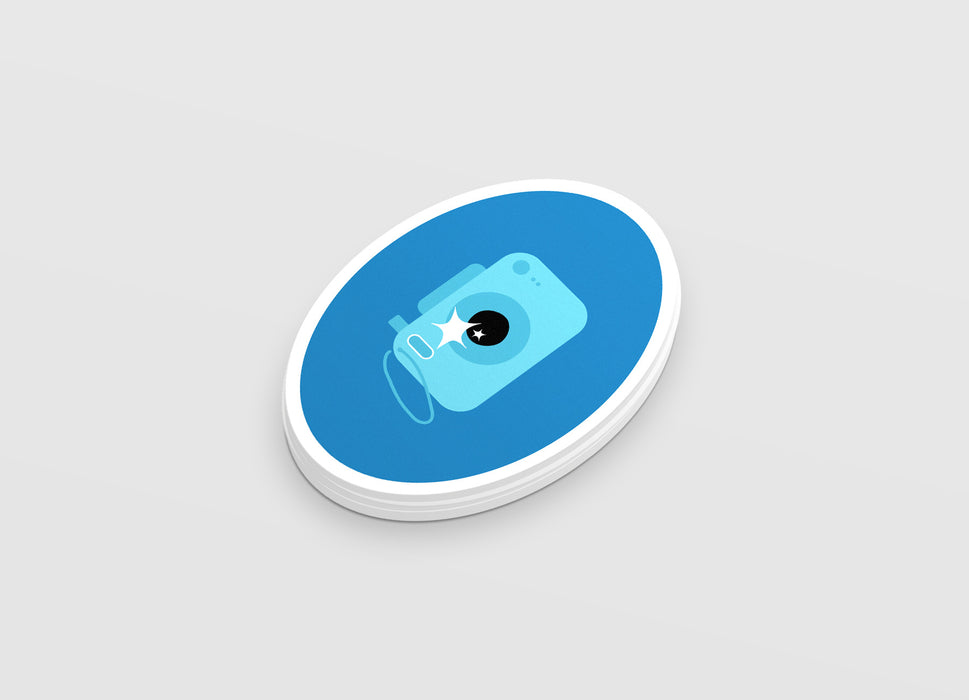 oval vinyl sticker printing
