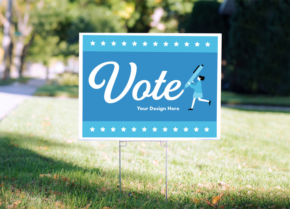 political yard signs San Diego
