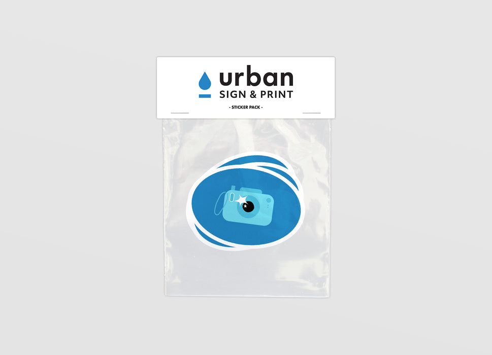 oval vinyl sticker printing