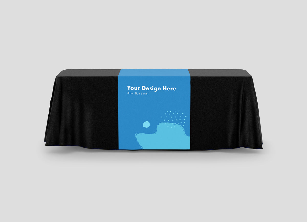 Matte vinyl tablecloth customised for your table 