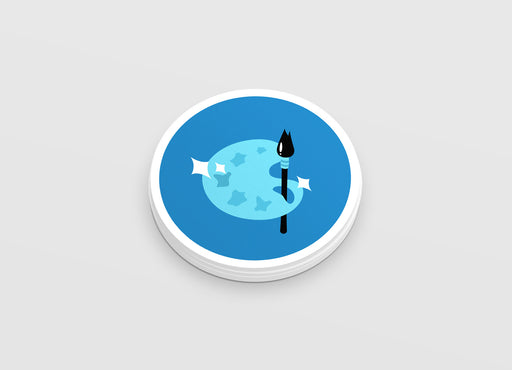 circle vinyl sticker printing san diego