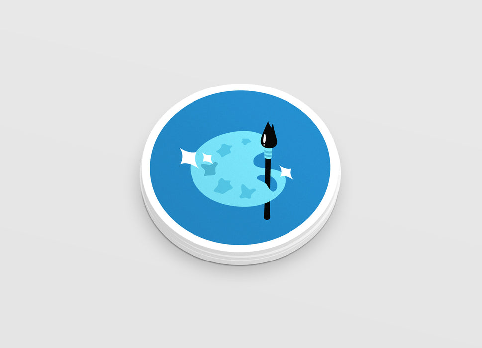 circle vinyl sticker printing san diego