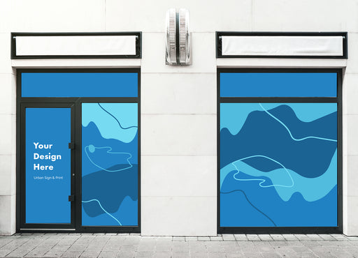 San Diego Vinyl Window Decals - Urban Sign and Print