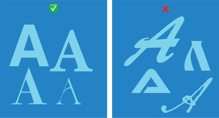 Best and Worst Fonts for Signs