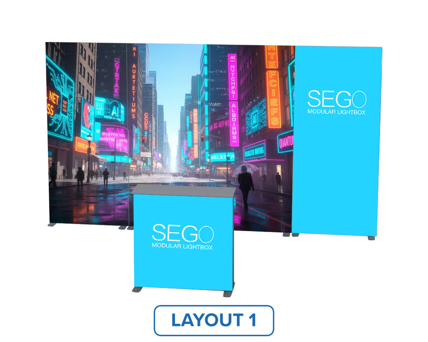 SEGO Modular Lightbox Display, Configuration K