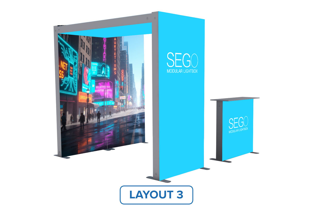 SEGO Modular Lightbox Display, Configuration K