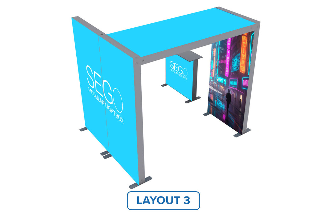 SEGO Modular Lightbox Display, Configuration K