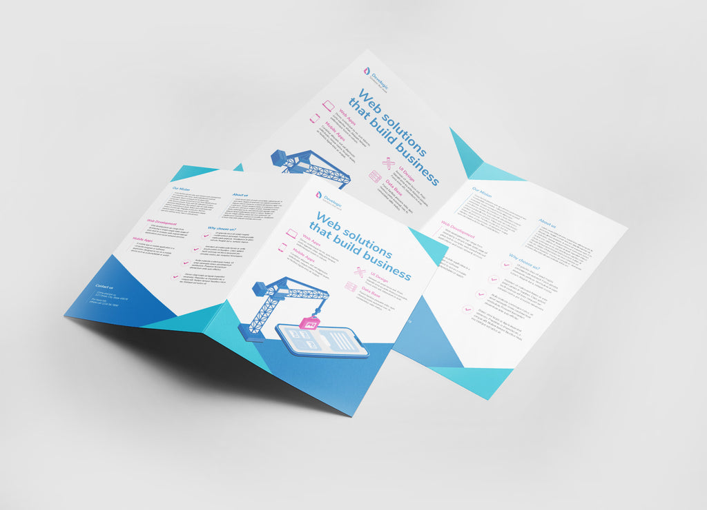 Matte Brochures, Double Sided
