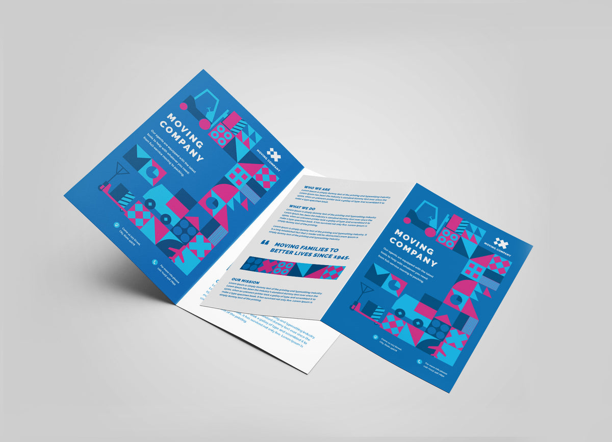 Semi-Gloss Brochures, Double Sided
