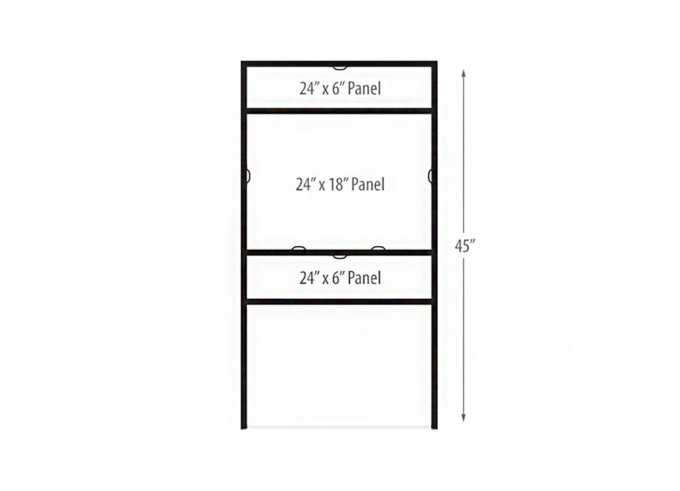 H-Frame Yard Signs San Diego | Real Estate Signs
