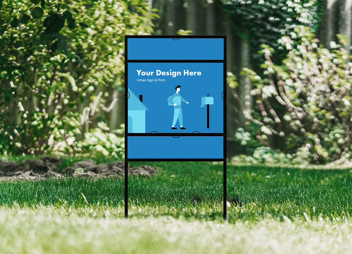 H-Frame Yard Signs San Diego | Real Estate Signs