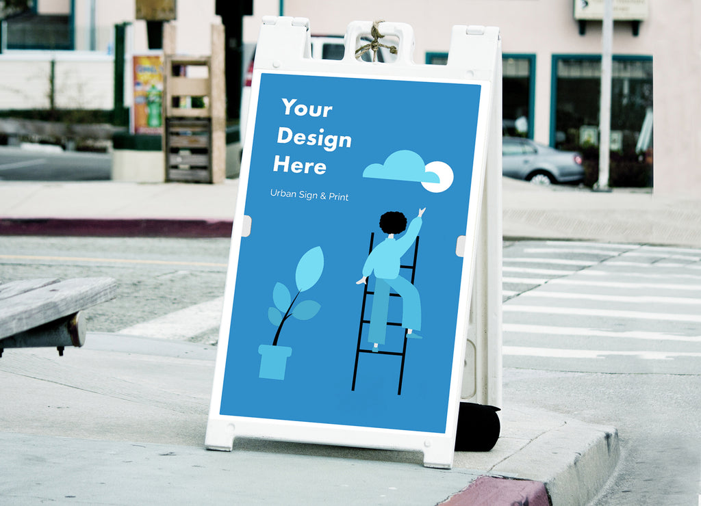 San Diego A Frame Signs Sandwich Boards - Urban Sign and Print 