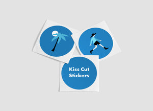 San Diego Kiss Cut Stickers Printing