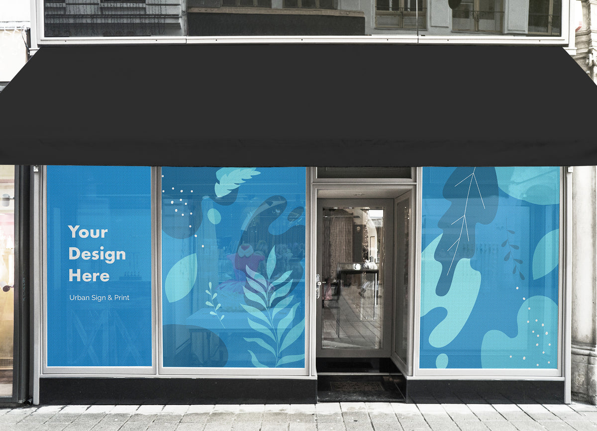 San Diego Perforated Window Decals | Custom Window Graphics