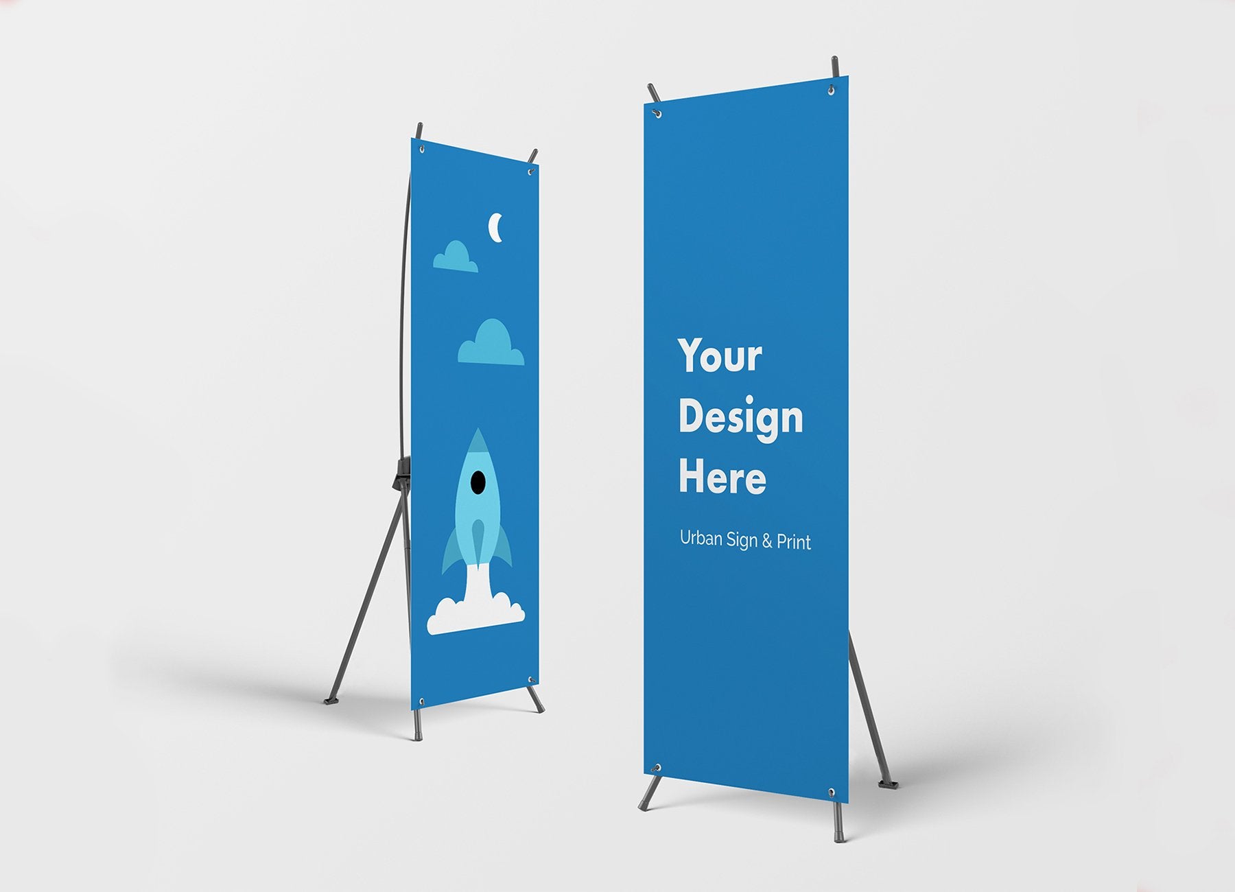 Søndag frost fad X-Banner Stands - best price | Urban Sign and Print
